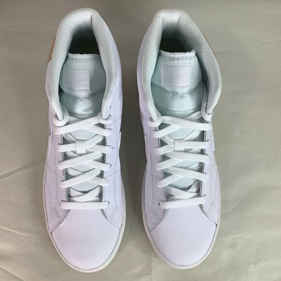 New! NIKE Court Royale 2 Mid Ankle Top White Women’s Sneaker Shoes Various Sizes - Picture 3 of 7